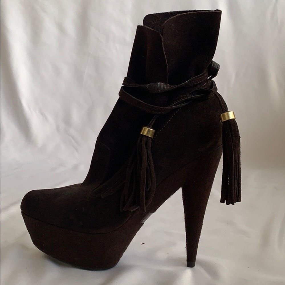 suede bootie - Picture 2 of 4
